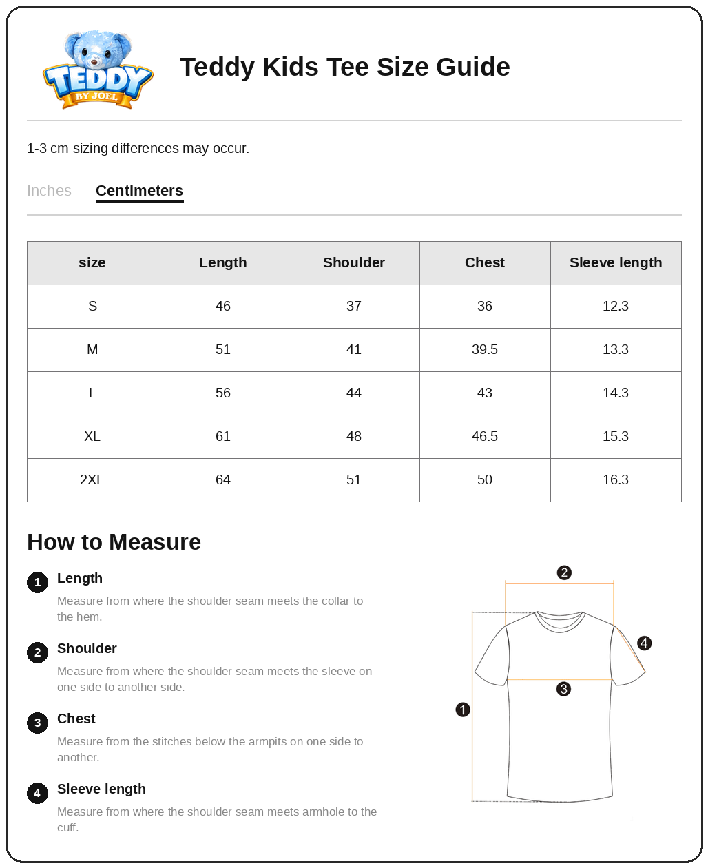 Size Chart 2