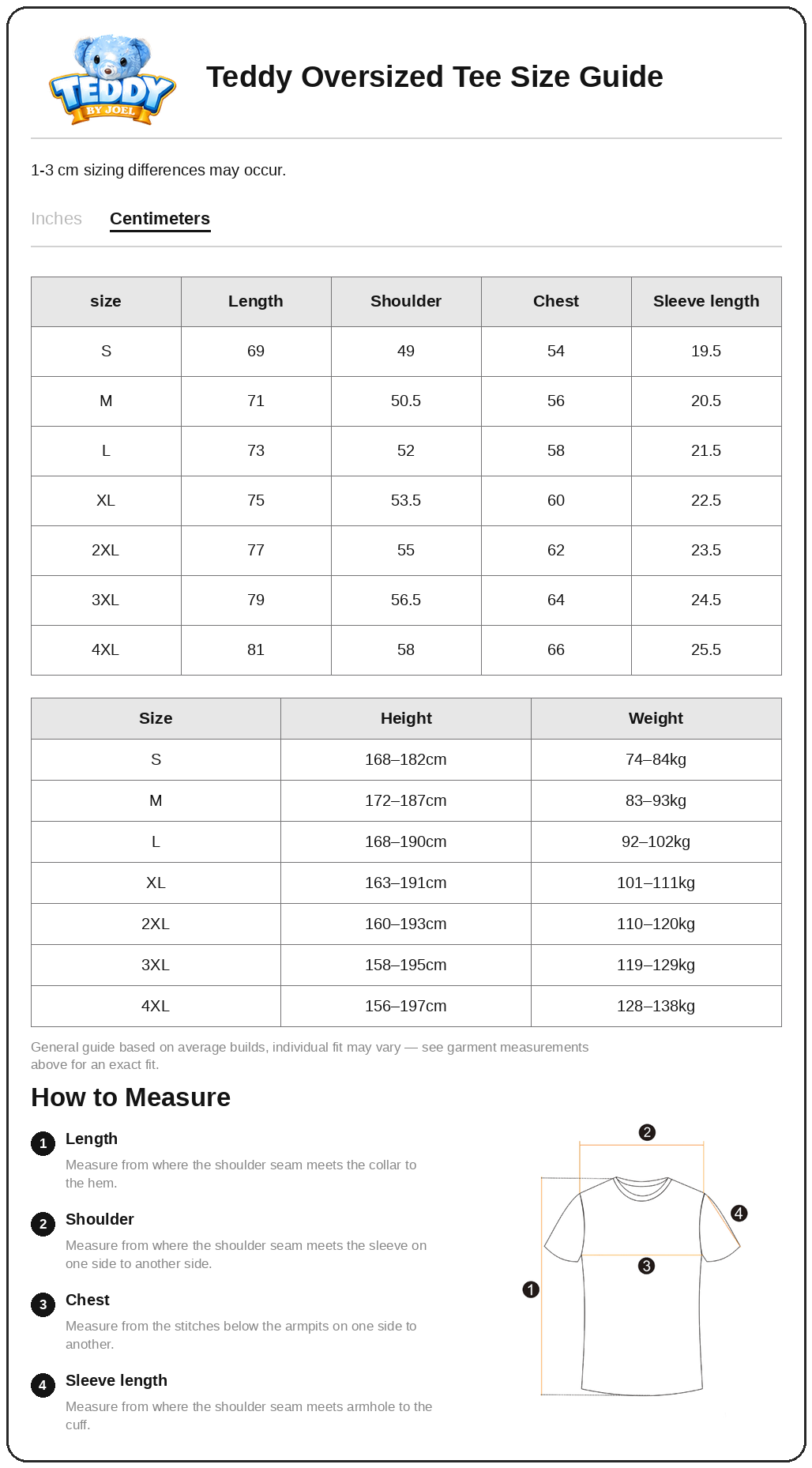 Size Chart 2